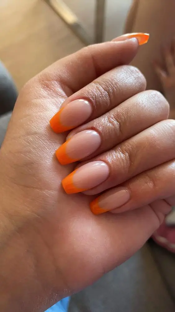 Fall Nails Orange 20 Ideas: Embrace the Warmth of the Season