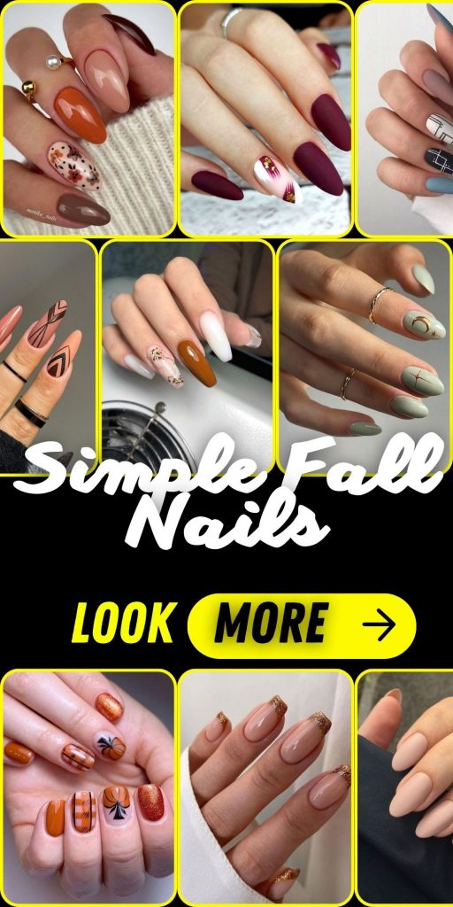 Simple Fall Nails 15 Ideas: Embrace the Season with Style and Elegance