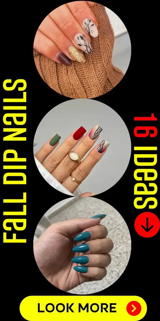 Fall Dip Nails 16 Ideas: Nail Art Trends for the Autumn Season