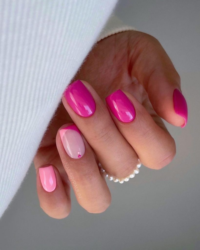 Short Pink Nails 20 Ideas: Embrace Elegance and Playfulness