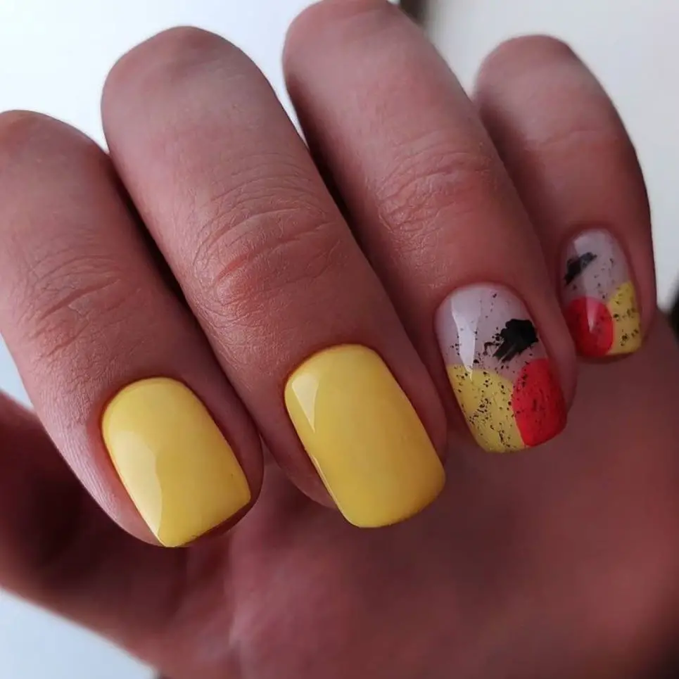 Short Yellow Nails 22 Ideas: Embrace the Sunshine with Trendy Nail Designs