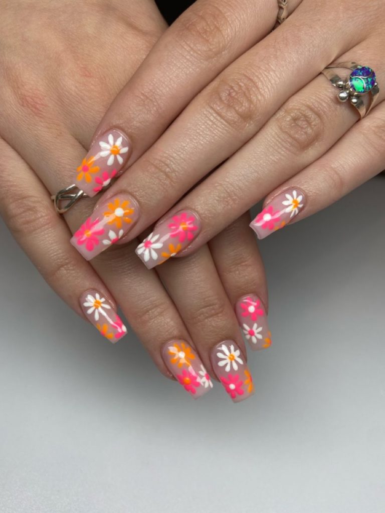 Orange and Pink Nails 18 Ideas: Adding a Pop of Color to Your Style