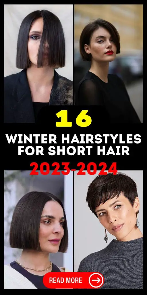 Winter Hairstyles for Short Hair 2023 - 2024 16 Ideas - Women-Lifestyle.com