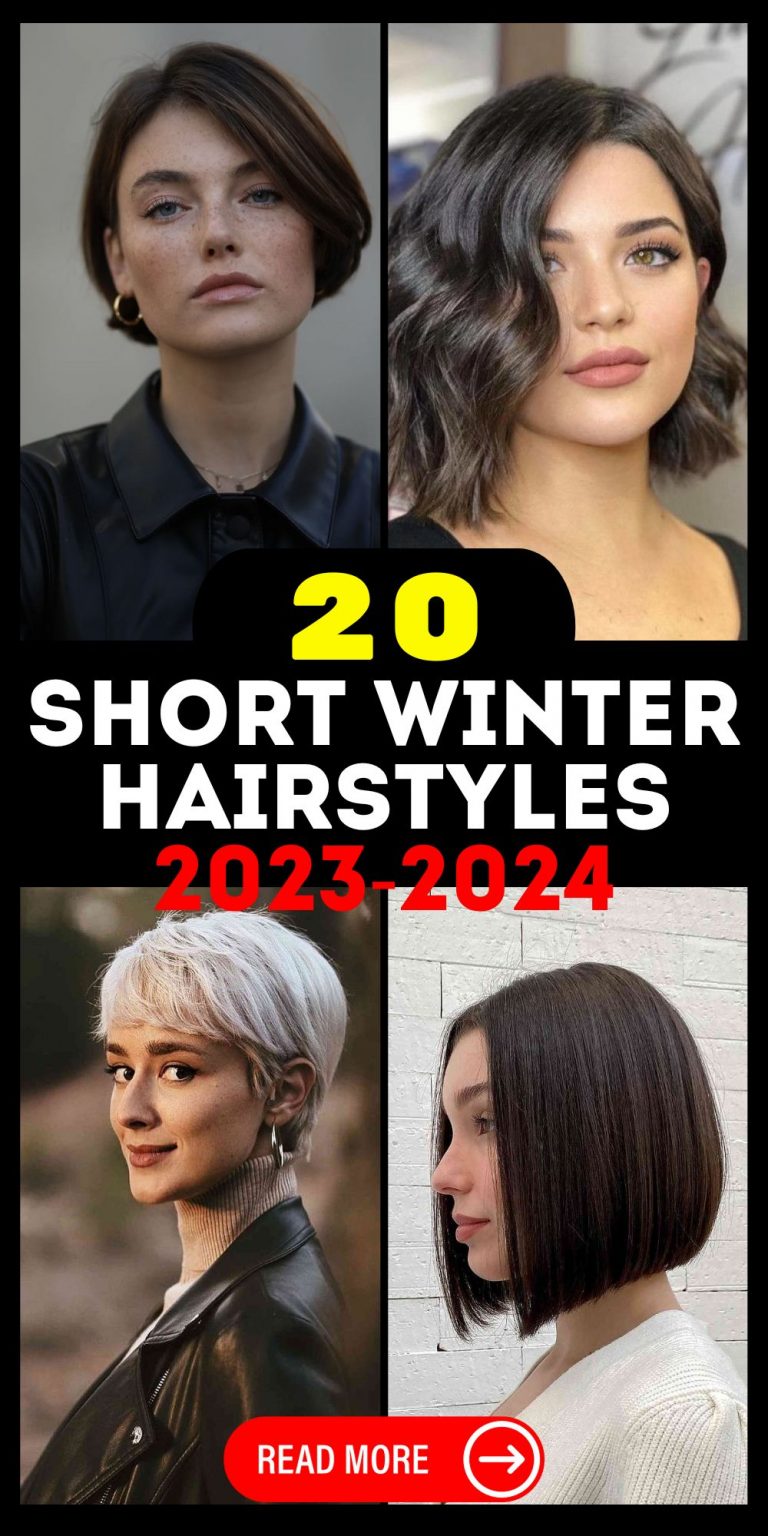 Short Winter Hairstyles 2023-2024 20 Ideas - Women-Lifestyle.com