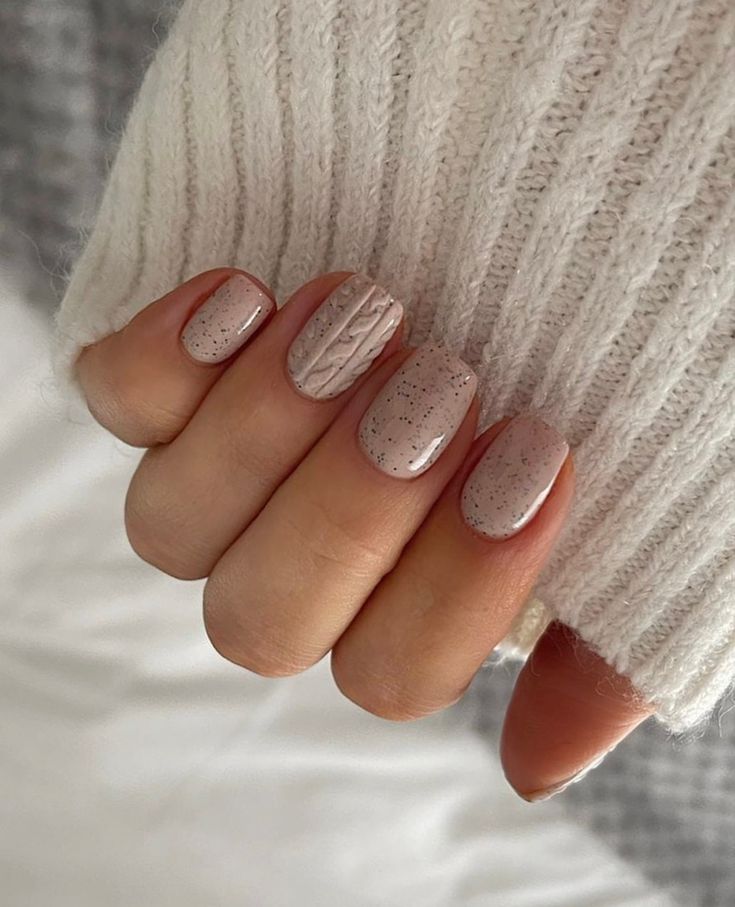 Winter Nails Acrylic Short 2023-2024 21 Ideas: Embrace the Season with Style