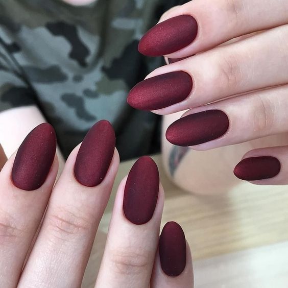 Burgundy Nail Colors Winter 2023 - 2024 20 Ideas: Stay Chic in the Cold