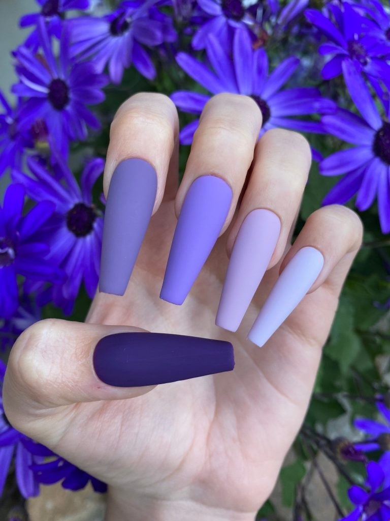 Purple Winter Nails 2023 - 2024 21 Ideas: Embrace the Cold with Style