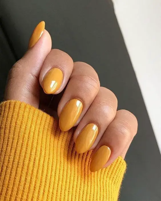 Yellow Nail Designs for Winter 2023 - 2024 16 Ideas