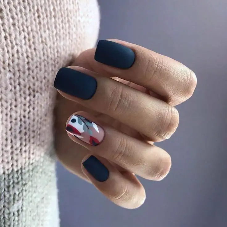 Casual Winter Nails 2023-2024 20 Ideas