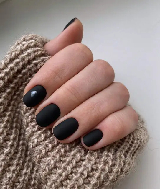 Black Nails for Winter 2023-2024 21 Ideas: Your Ultimate Style Guide