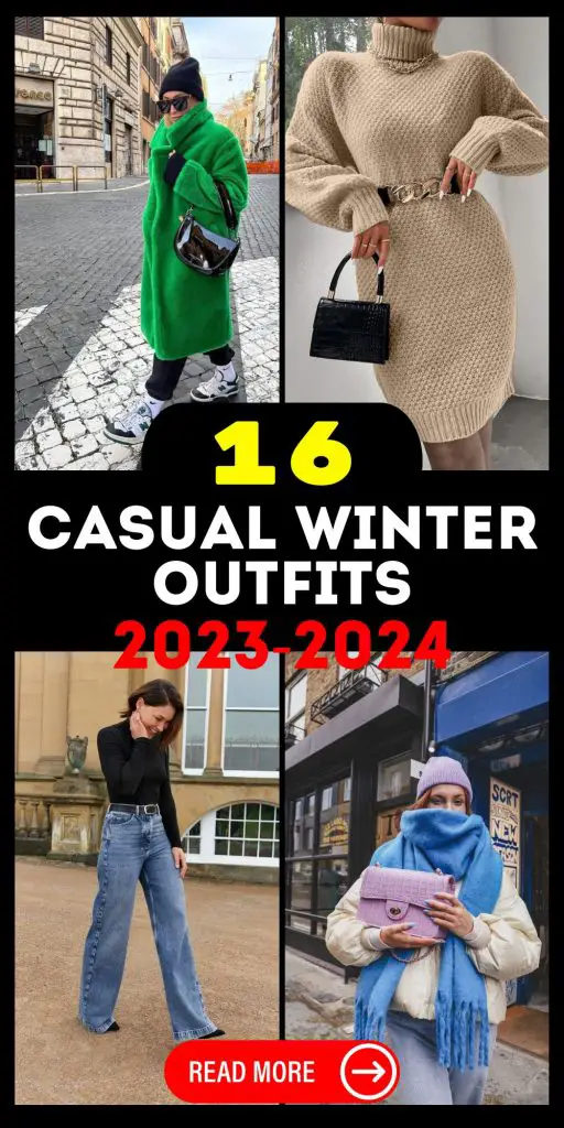 Casual Winter Outfits 2023 - 2024: Top Baddie Styles for the Fashion-Forward Woman.