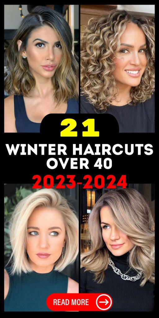 Winter Haircuts Over 40: 2023-2024 21 Ideas