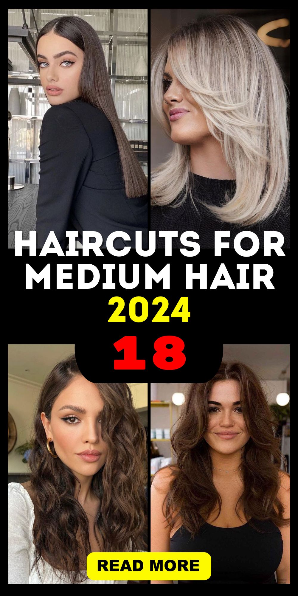 2024's Best Haircuts For Medium Hair: Layered, Wavy, Curly, And Edgy 