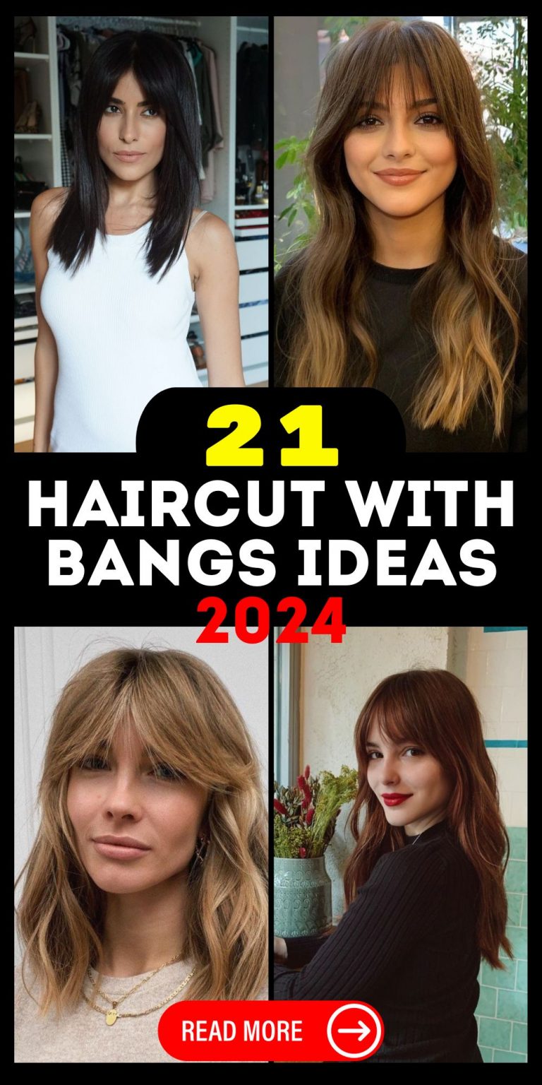 Haircut with Bangs 2024: From Short Layered to Medium Wolfcut - Dive ...