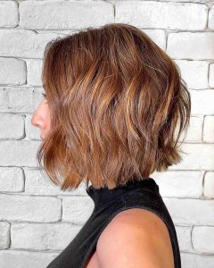 Bob Haircuts 2024 Ideas From Long Lobs To Edgy Undercuts For Round   30 Short Wavy Bob Haircuts Trending Right Now 240x300 