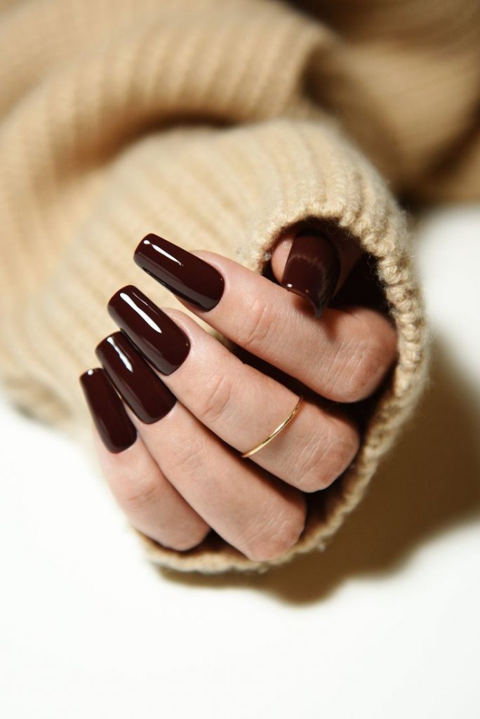 Winter Nails Brown 2023-2024 20 Ideas: Cozy and Stylish Nail Trends