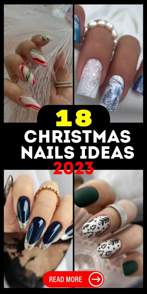 Christmas Nails 2023 18 Ideas: Glam Up Your Holiday Season