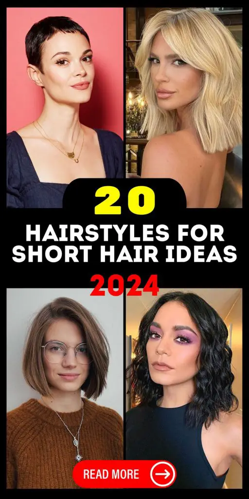 2024 Short Hair Trends: Stylish 20 Ideas for Women