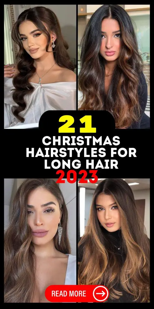 2023 Christmas Hairstyles for Long Hair: Festive 21 Ideas and Trends