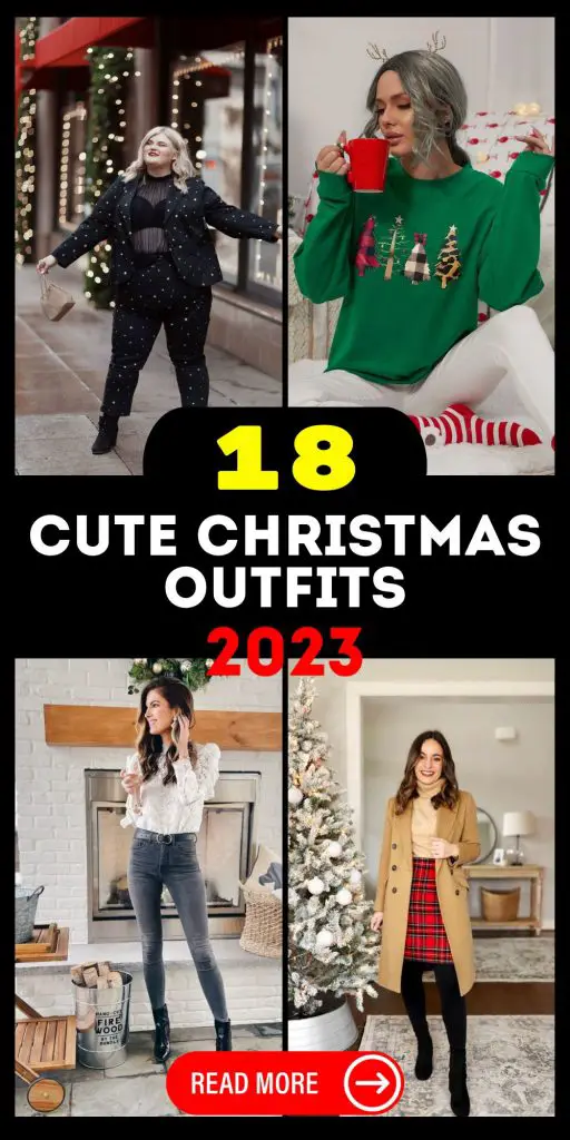 Cute Christmas Outfits 2023 18 Ideas for Women, Teens, and Parties