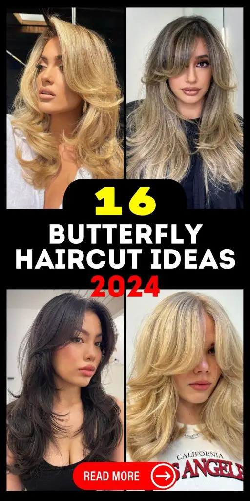 Butterfly Haircut 2024: From Short to Long, Curly to Straight 16 Ideas