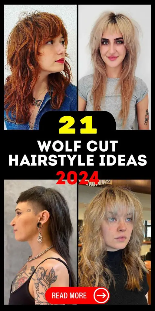 2024 Wolf Cut Hairstyle 21 Ideas: Short, Medium, and Long Style