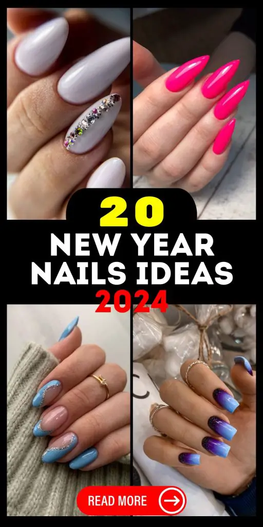 Elevate Your Style with New Year Nails 2024 - Designs, Colors, and Trends