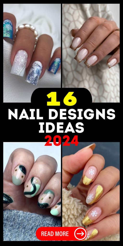 Trendy 2024 Nail Designs - Embrace New Year's Stylish Manicure Ideas