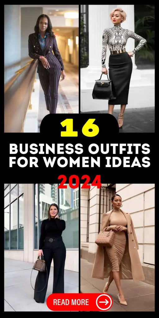 Trendy and Professional: Women's Business Outfits for 2024