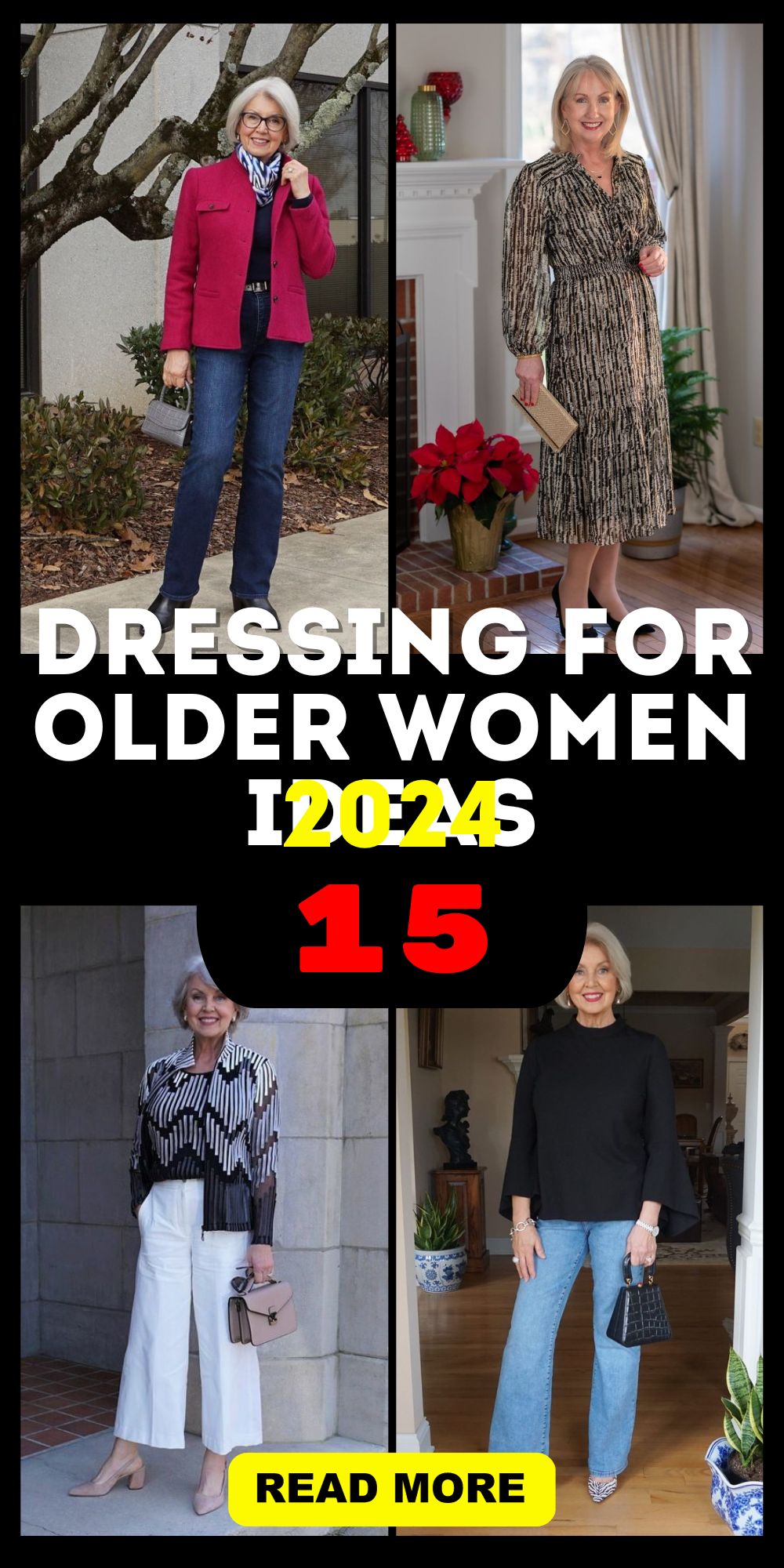 Dressing 2024: Elegant & Stylish Fashion Tips for the Chic Older Woman
