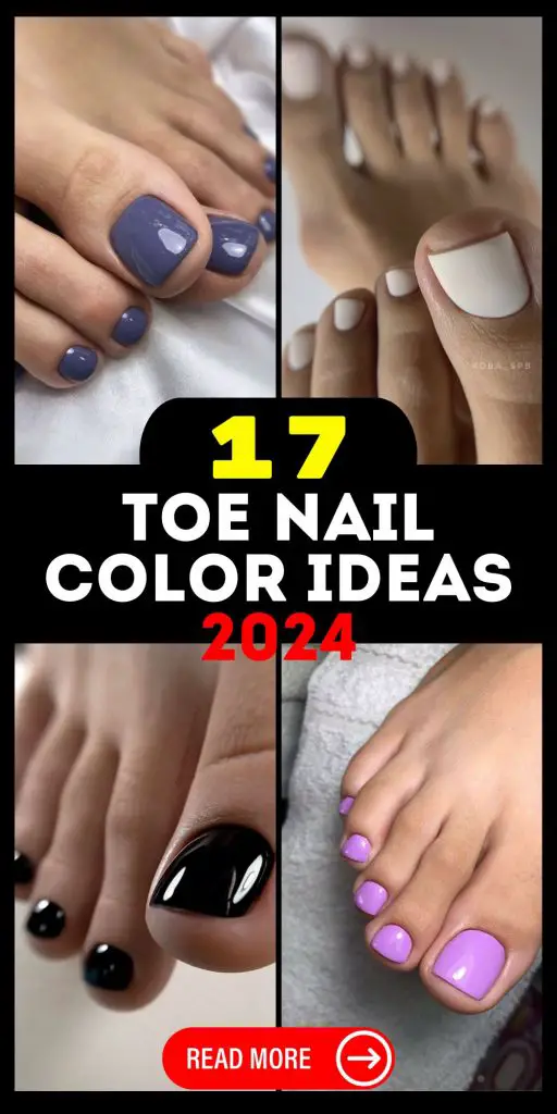 Top Toe Nail Colours for 2024: Find Your Fall & Summer Pedicure Style