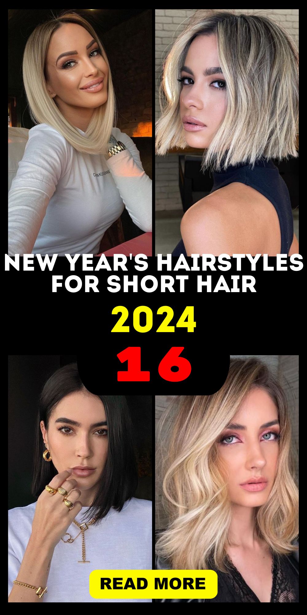 Explore Chic New Year's Short Hair Hairstyles for Women in 2024