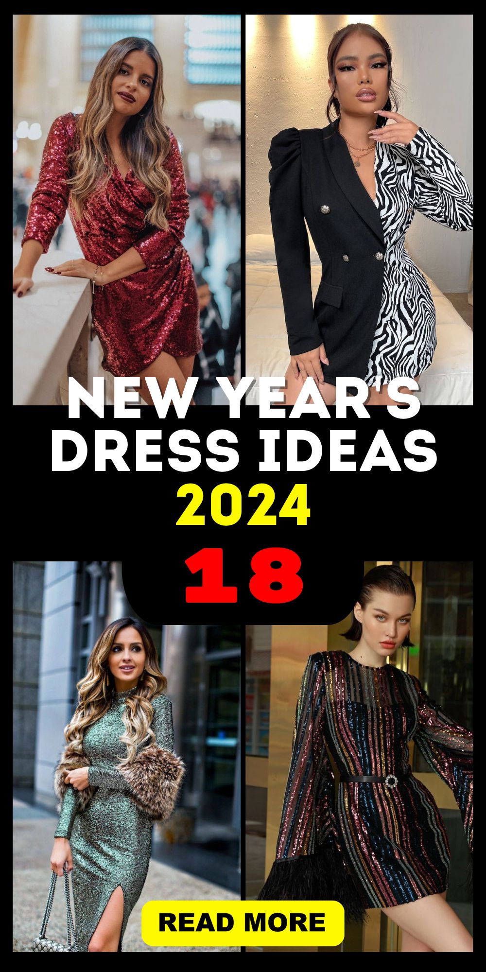 2024 New Year's Dress Ideas: Sparkly, Classy, Ethnic, and More!