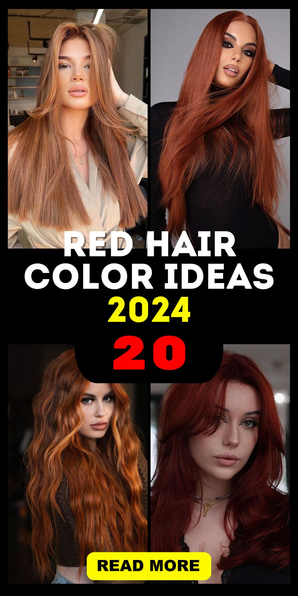 Explore the Best Red Hair Color Ideas for 2024: Shades & Styles