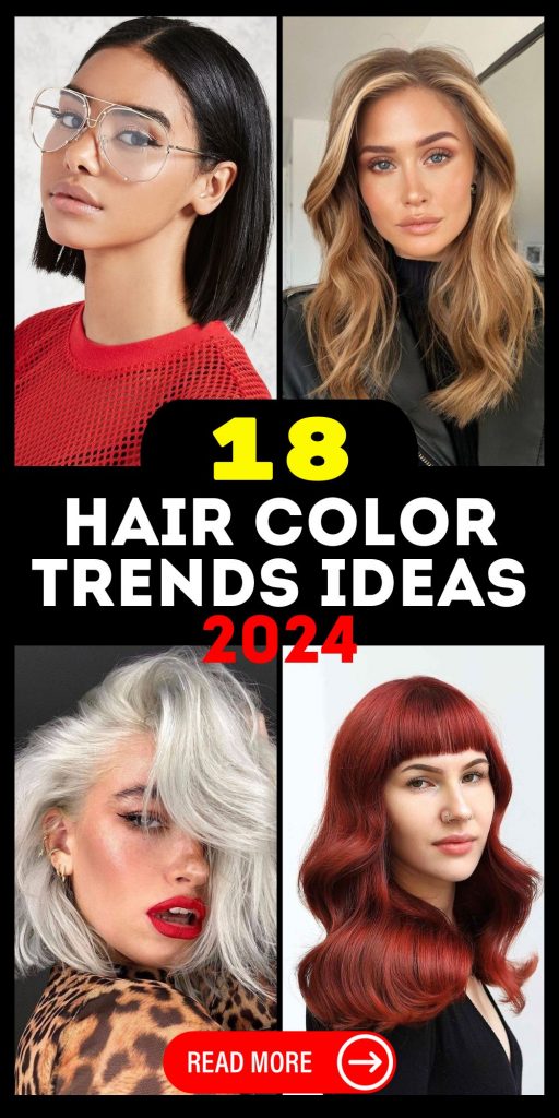 Embracing the New Wave: Hair Color Trends 2024 for the Fashion-Savvy Woman 18 Ideas