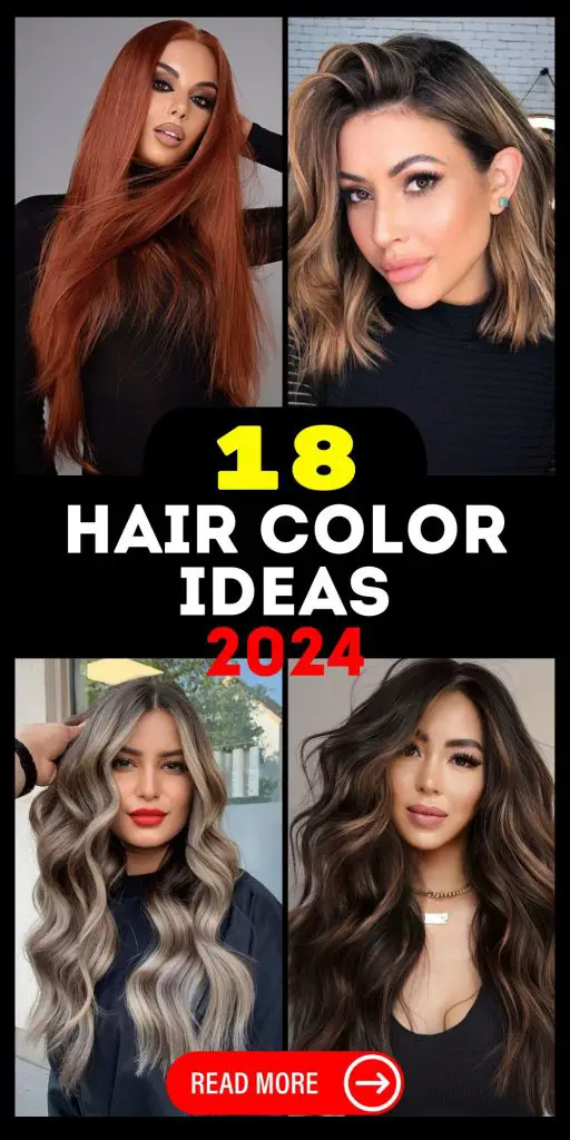 Discover Trending Hair Colors for 2024 18 Ideas: Find Your Hue