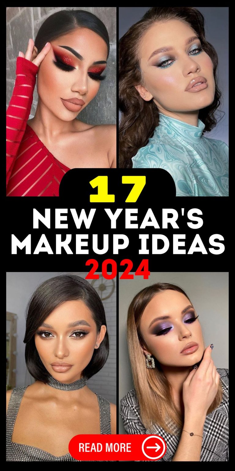 New Year's Makeup 2024 Explore Cute Glitter Looks & Creative Ideas