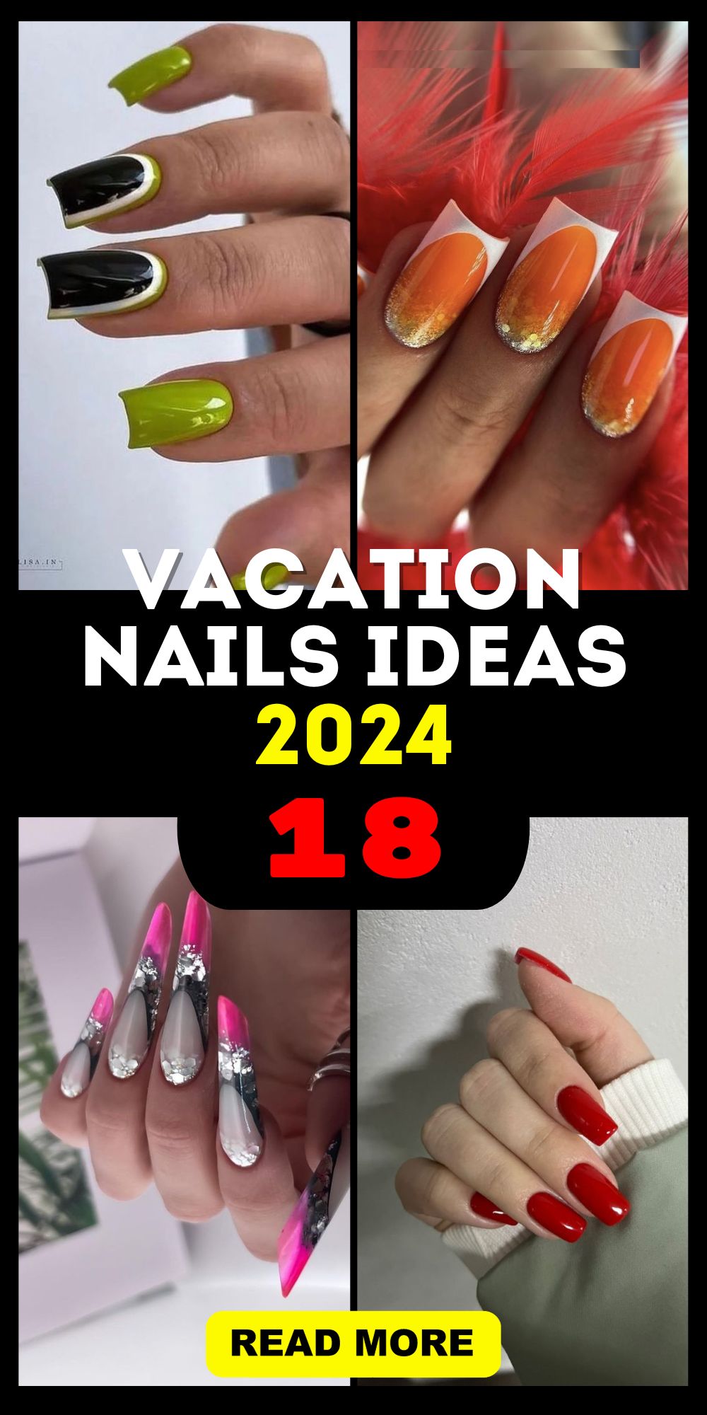 Explore 2024's Trendiest Vacation Nail Designs for Beach & Beyond