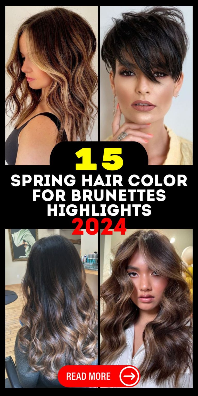 Spring 2024 Hair Highlights for Brunettes – Embrace New Balayage Trends
