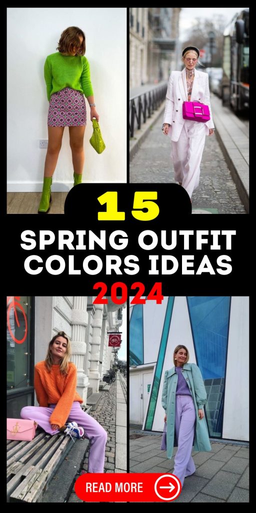 Spring Outfit Colors 2024: Cute Casual to Business Chic Palette Ideas ...