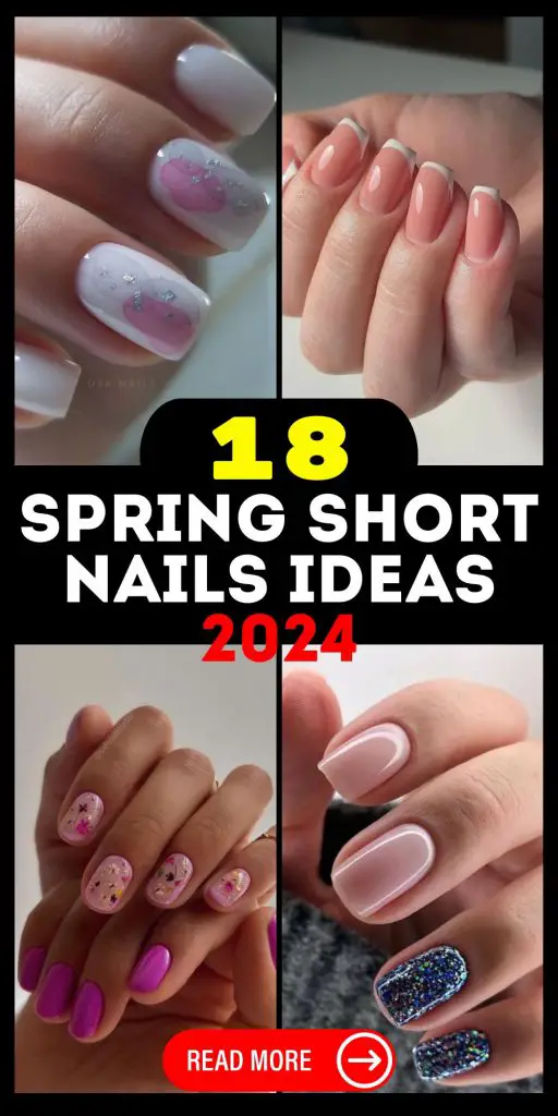 Explore 2024's Spring Short Nails: Cute Gel Designs, Colors, and Art Ideas