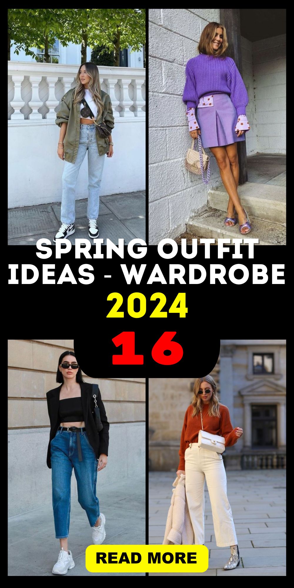 Top Spring Outfit Ideas 2024 - Trendy & Elegant Wardrobe Essentials