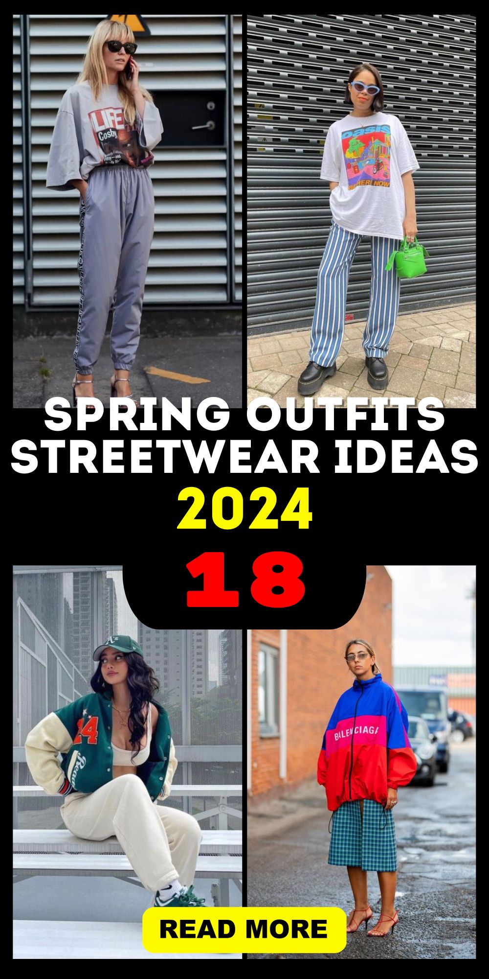 Discover Trendy 2024 Spring Streetwear: Casual Comfort Meets Urban Style