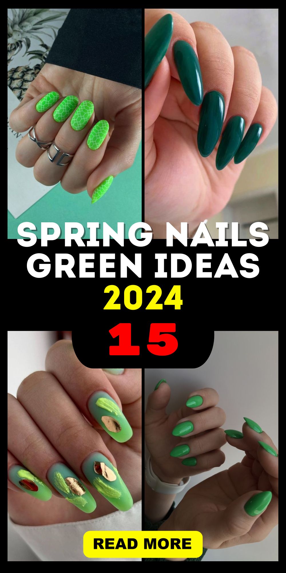 Explore Green Nail Designs for Spring 2024 - Fresh Styles & Ideas