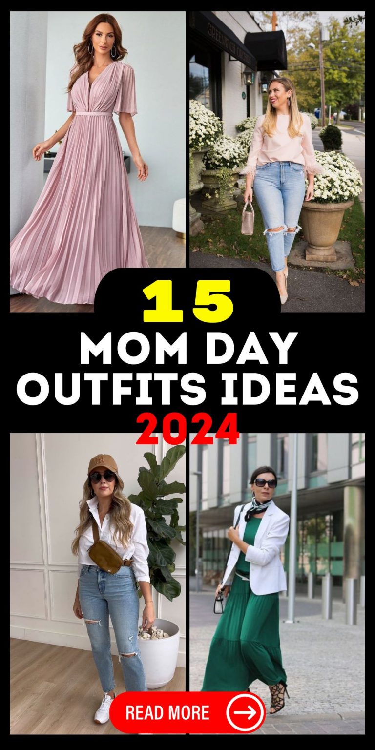 Chic Mom Day Outfits 2024 - Embrace Casual Elegance & Stylish Trends