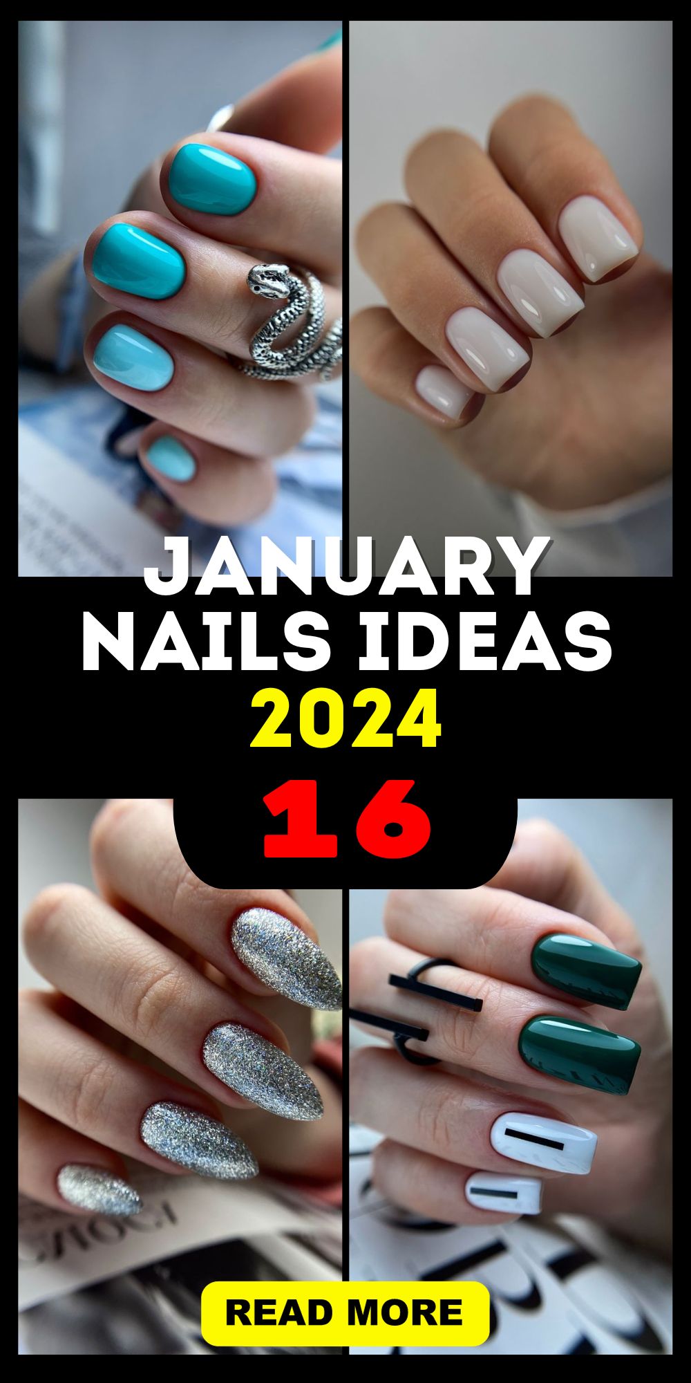 Embrace January 2024 with Stunning Simple & Chic Nail Designs