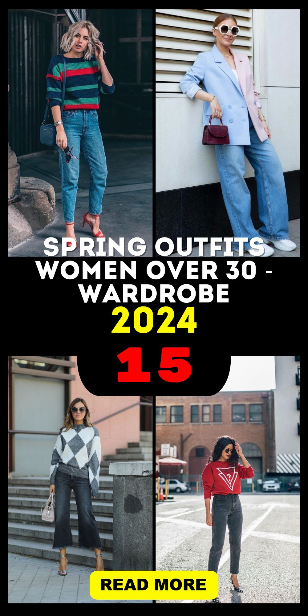 Trendy Spring 2024 Wardrobe Essentials for Fashion-Forward Women Aged 30+