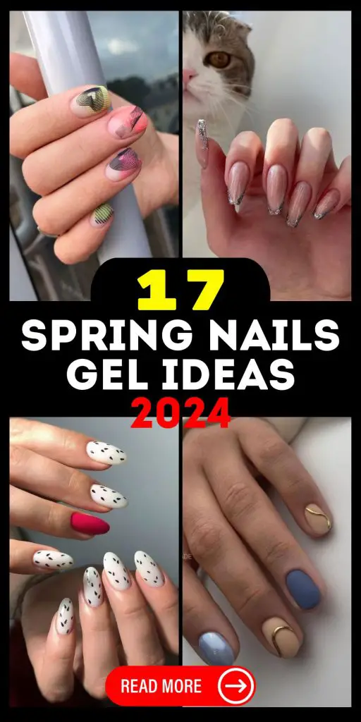 Explore Spring Gel Nails 2024: Fresh Art Designs, Simple Colors & Fun Ideas