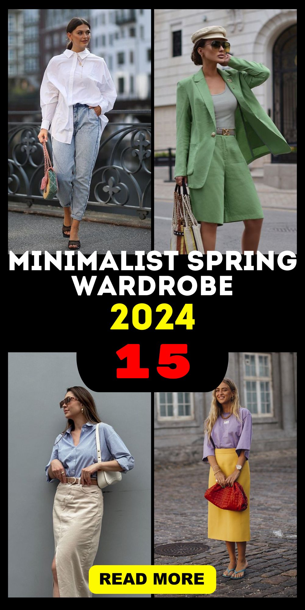 Build Your Minimalist Spring Wardrobe for 2024 - Chic & Sustainable