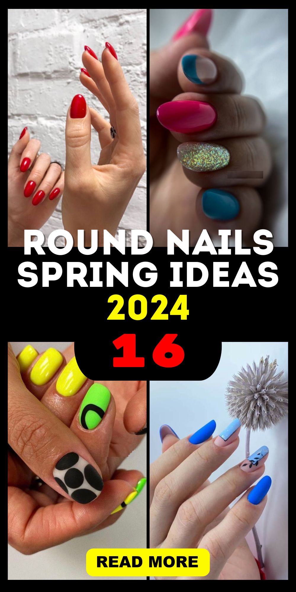 Explore Trendy Round Nails for Spring 2024: Shapes, Colors, and Designs